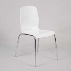 chair, glamour white